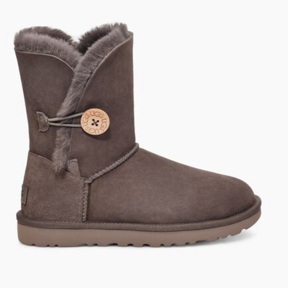 UGG🍂🍁Bailey Button II Stormy gray winter boot 6 - Picture 4 of 10